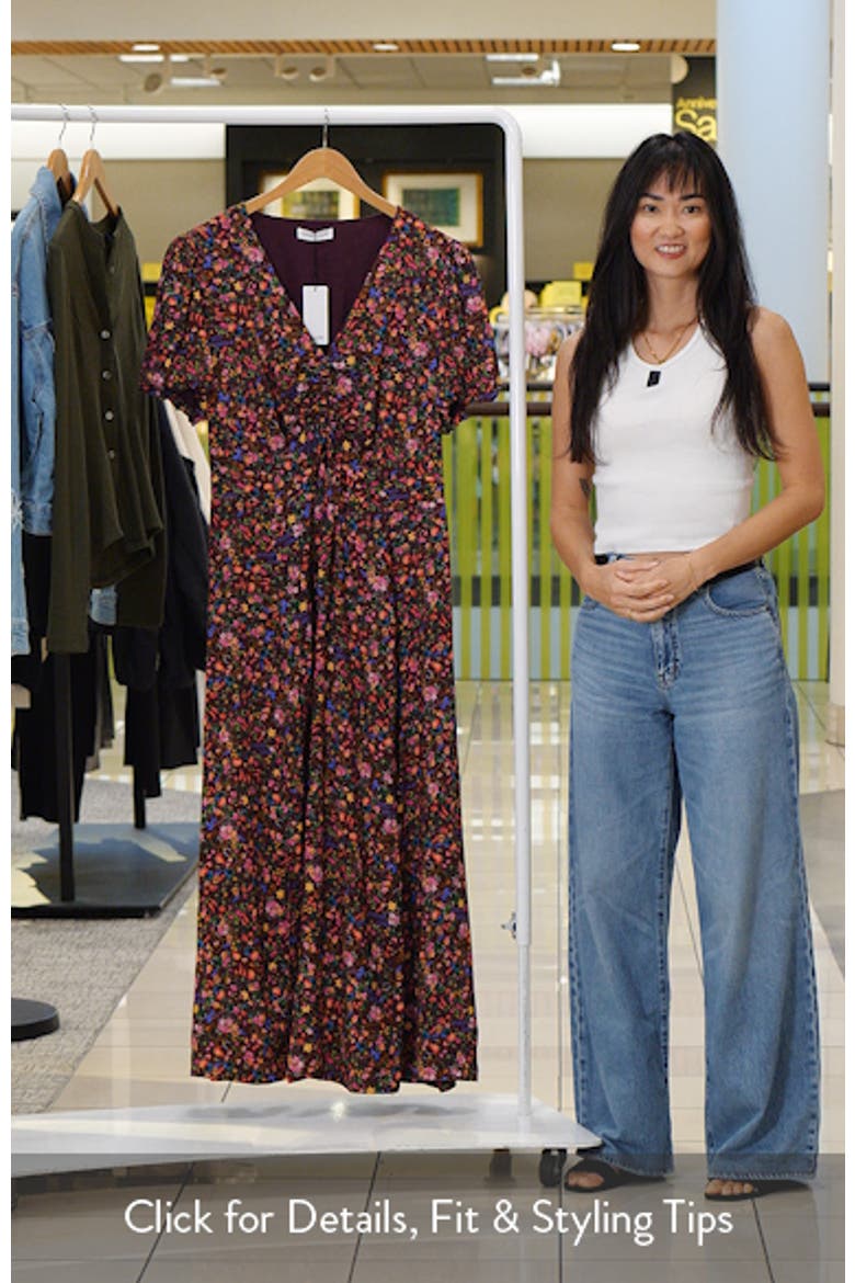 Aliya Floral Print Maxi Dress video