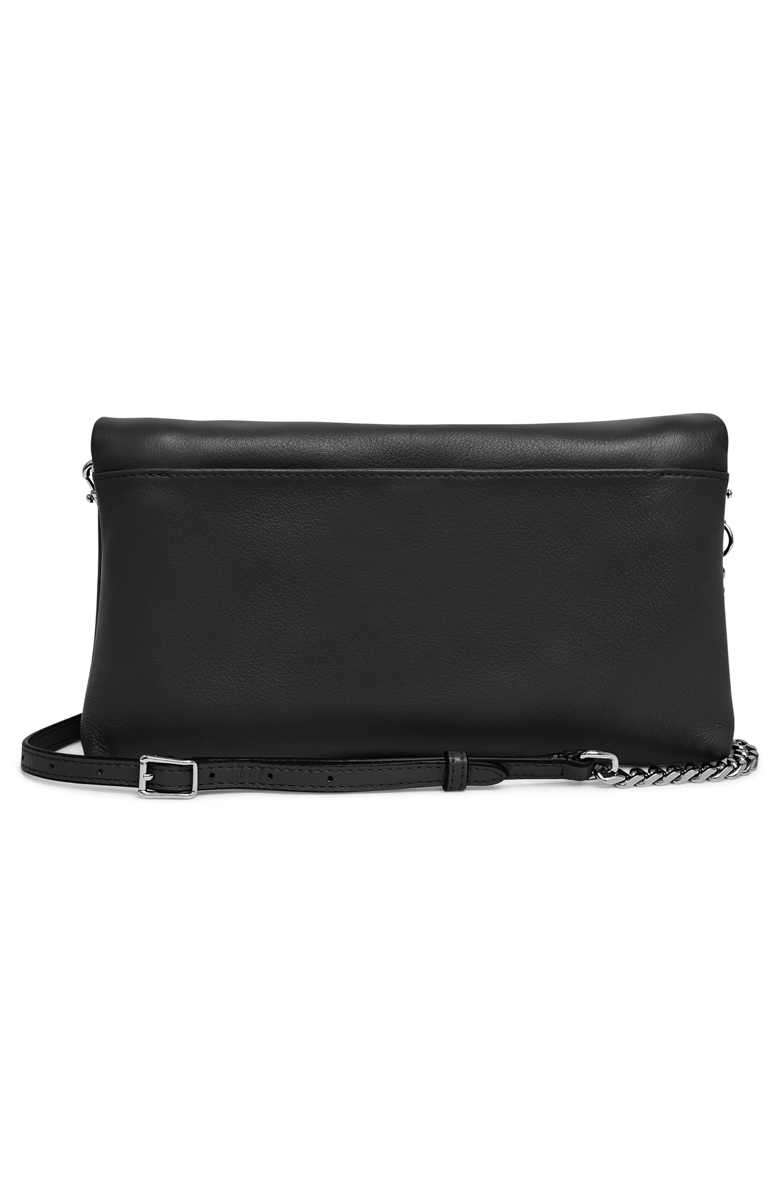 AIMEE Jagger Clutch, Alternate, color, Black