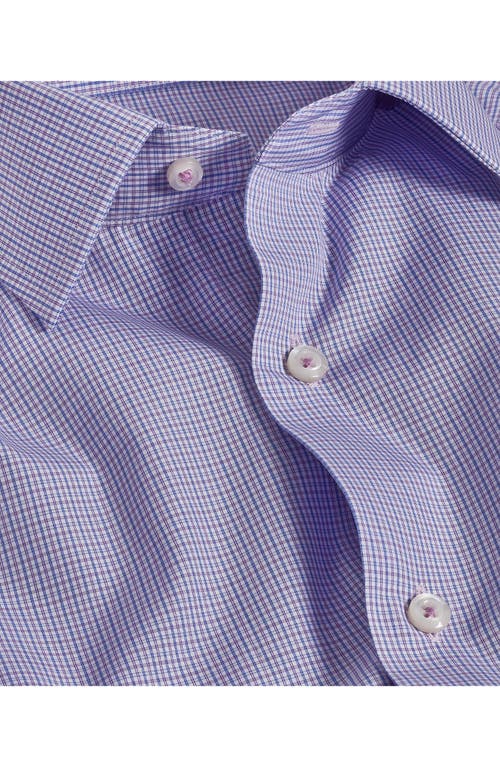 David Donahue Slim Fit Micropoplin Dress Shirt