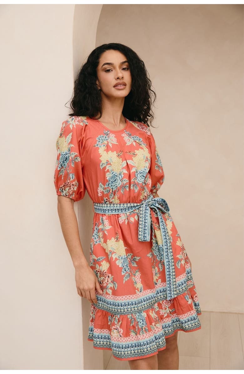 RAISHMA Petula Orange Dress, Alternate, color, Orange