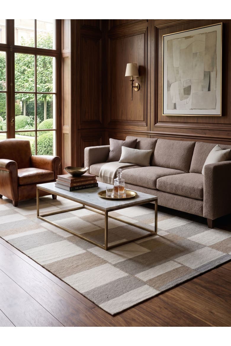 Sahara Wool Rug, Alternate, color, Beige