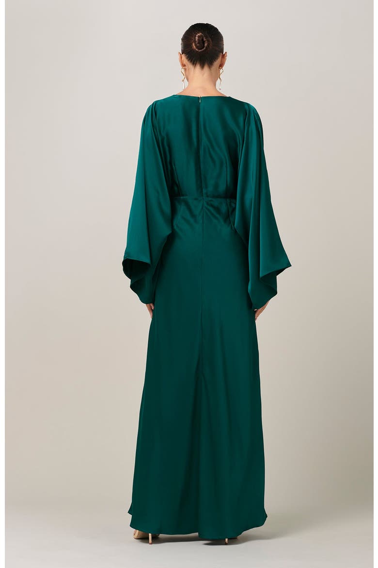 Sassy Midi Dress, Alternate, color, Emerald