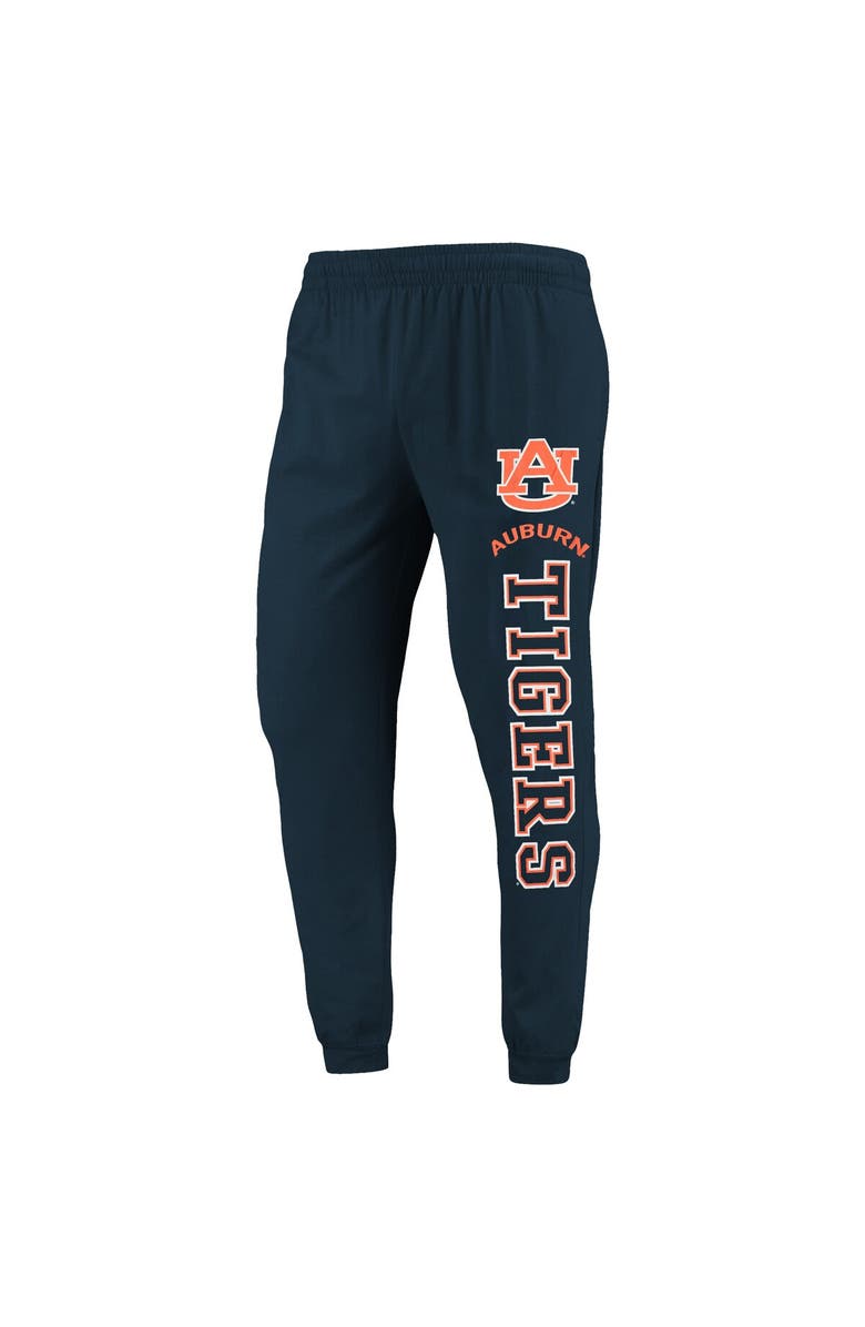CONCEPTS SPORT Men's Concepts Sport Navy/Heather Charcoal Auburn Tigers Meter Long Sleeve Hoodie T-Shirt & Jogger Pajama Set, Alternate, color, Navy