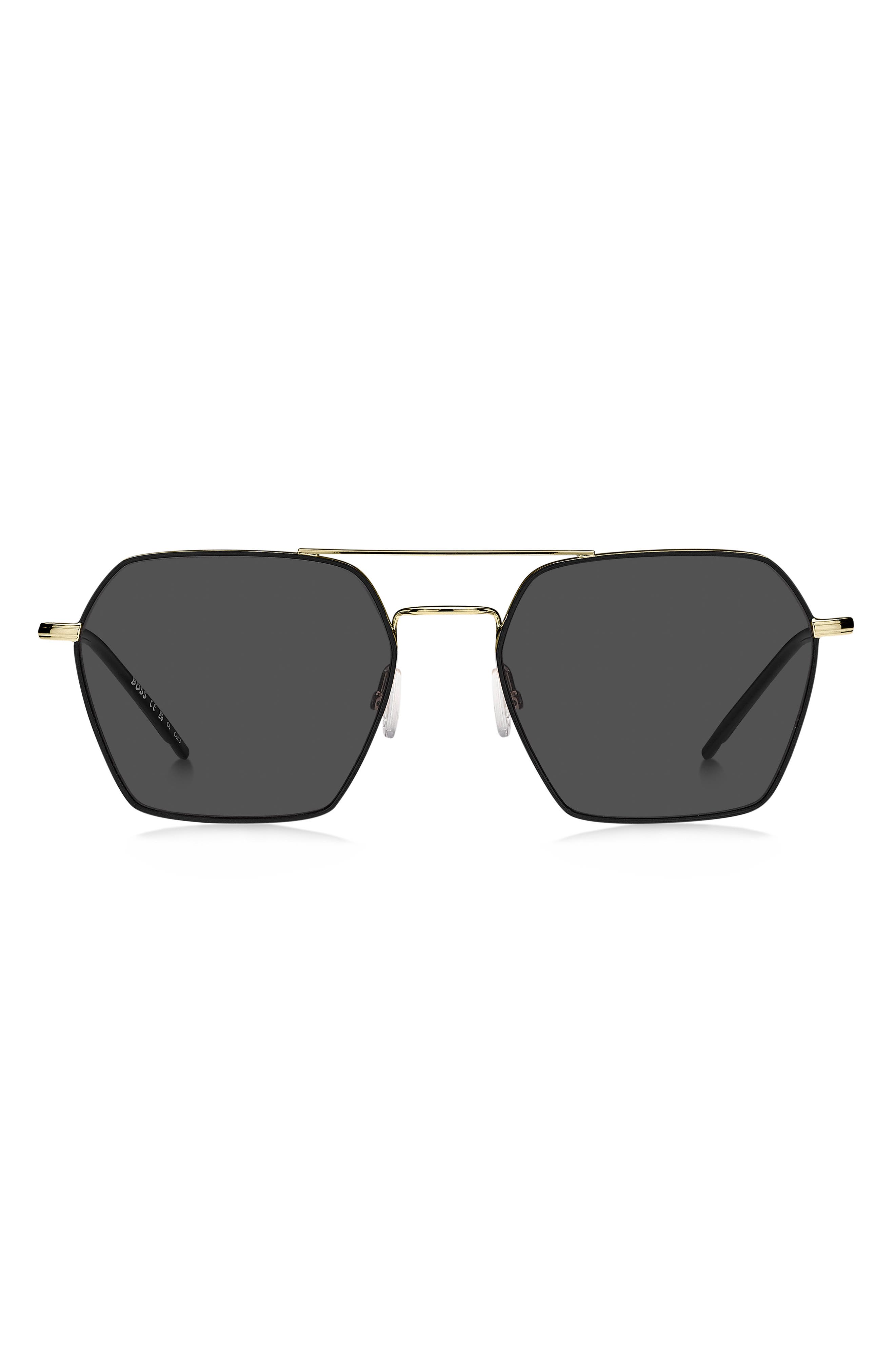 BOSS 54mm Square Aviator Sunglasses