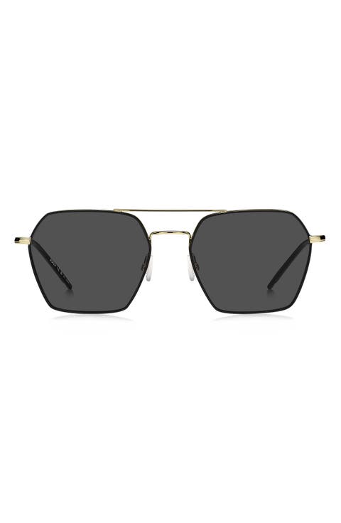 54mm Square Aviator Sunglasses