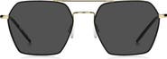 BOSS 54mm Square Aviator Sunglasses
