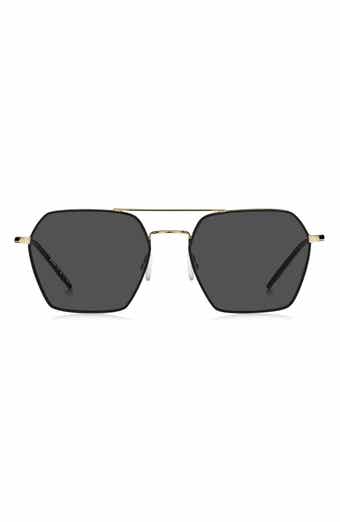 BOSS 54mm Square Aviator Sunglasses