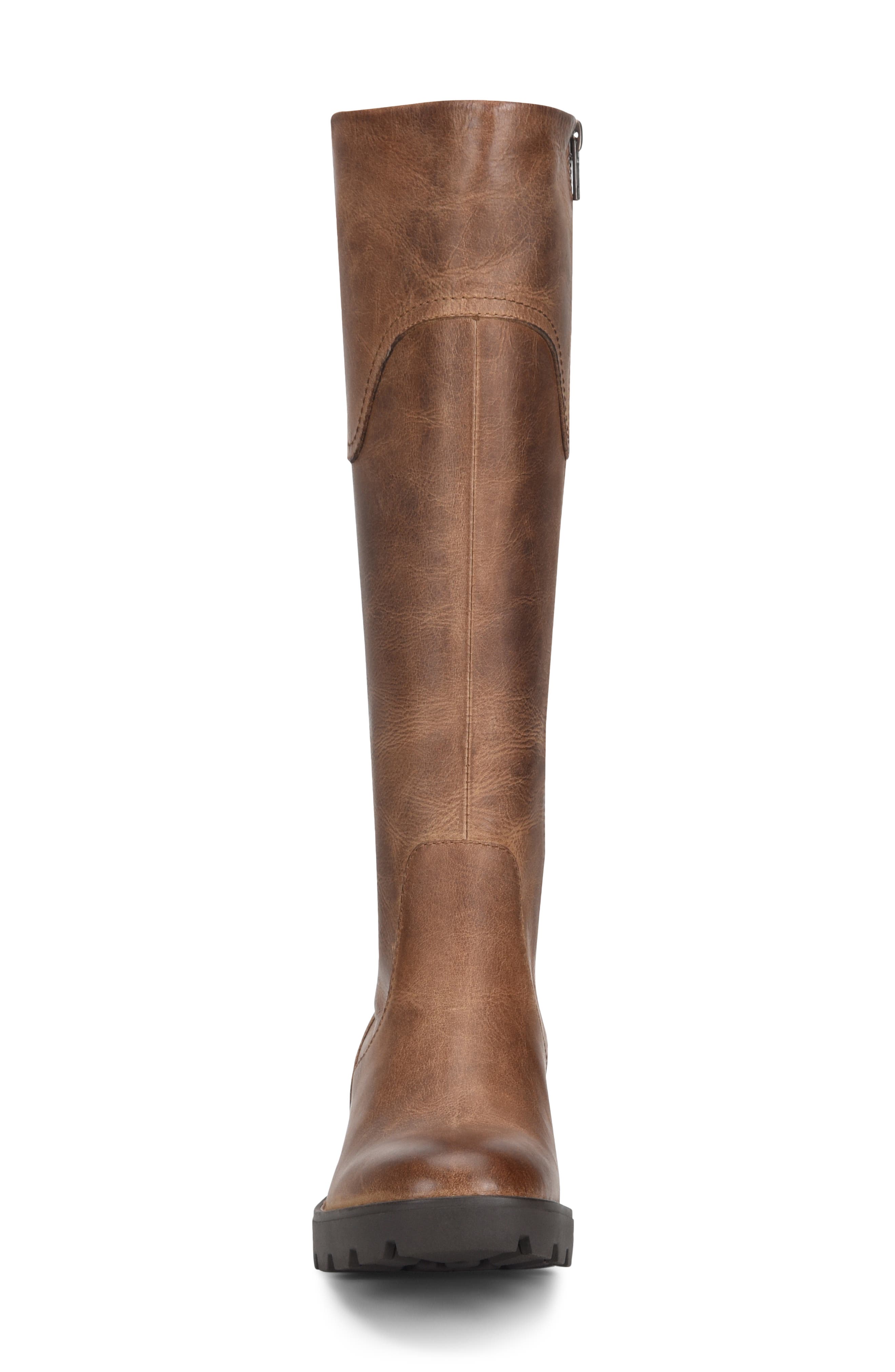 Gabriella Knee High Boot, Alternate, color, LIGHT BROWN F/ G