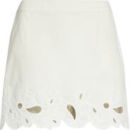 Cinq à Sept Paisley Bloom Embroidered Miniskirt