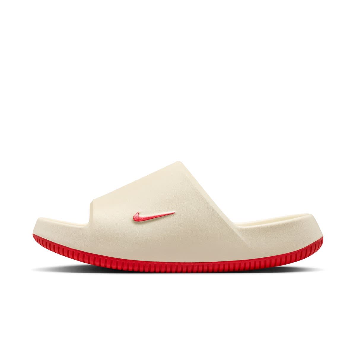 Nike Men's Nike Ohio State Buckeyes Calm Slides 2.0, Alternate, color, Cream