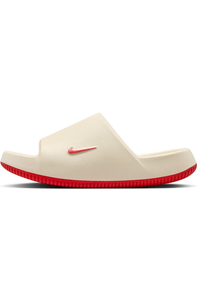 Nike Men's Nike Ohio State Buckeyes Calm Slides 2.0, Alternate, color, Cream