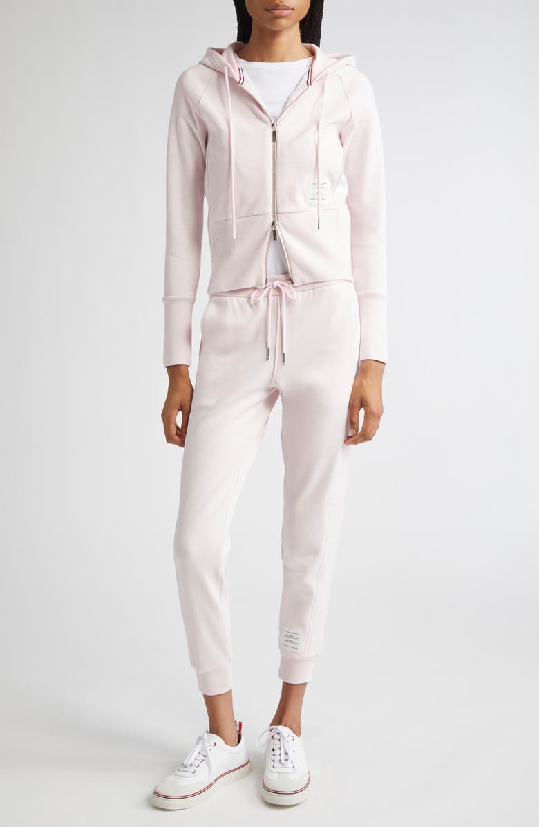 Thom Browne Classic Cotton Jersey Joggers, Alternate, color, Light Pink