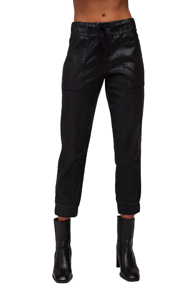 Bella Dahl Chelsea Faux Leather Joggers, Alternate, color,