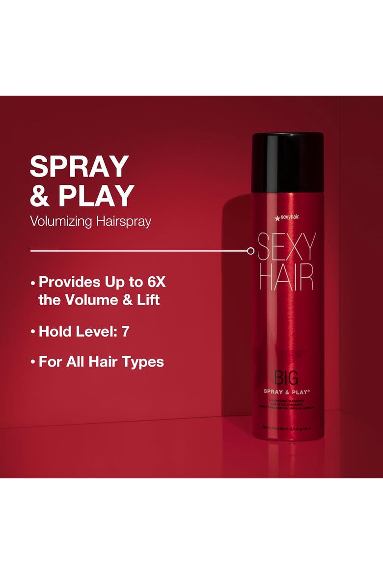 SexyHair Big Spray & Play Volumizing Hairspray 16 oz, Alternate, color, N/A