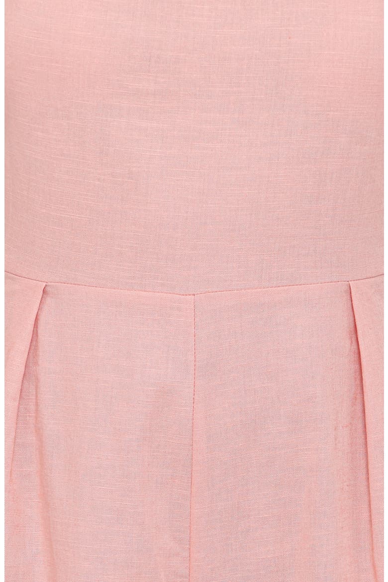 Ester Linen Blend Jumpsuit, Alternate, color, PALE PINK