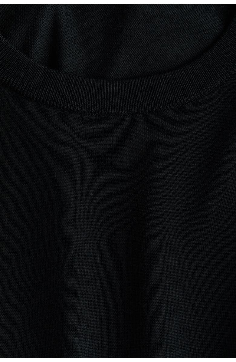 H&M Merino Wool Jumper, Alternate, color, Black