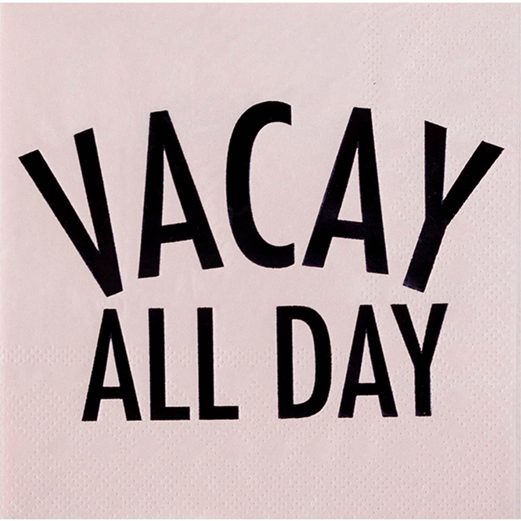 Jollity & Co Summer Themed Cocktail Napkins In Vacay All Day
