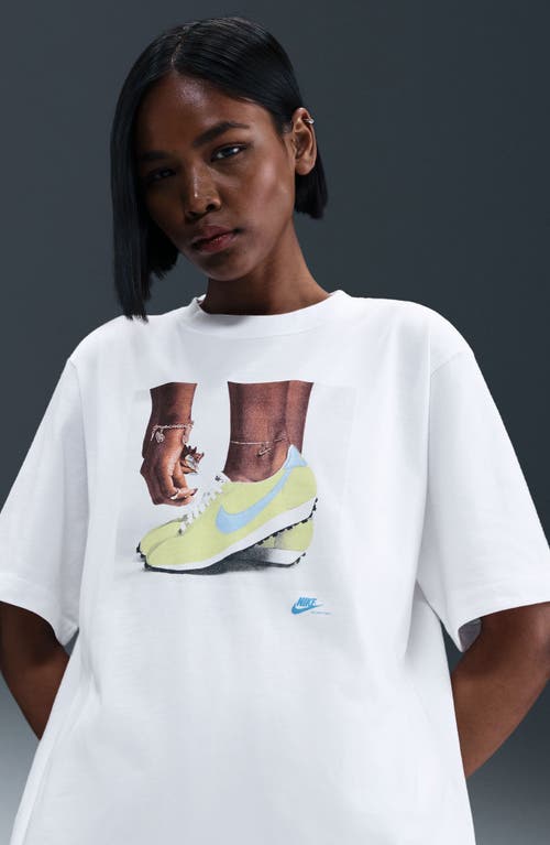 Nike Sportswear Oversize Ld-1000 Graphic T-shirt In White