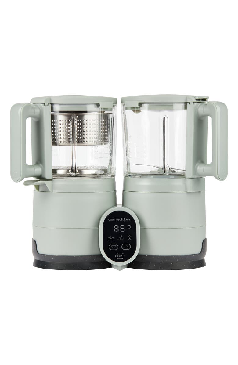 Babymoov Duo Meal Glass Pro Baby Food Maker, Main, color, Celadon Green