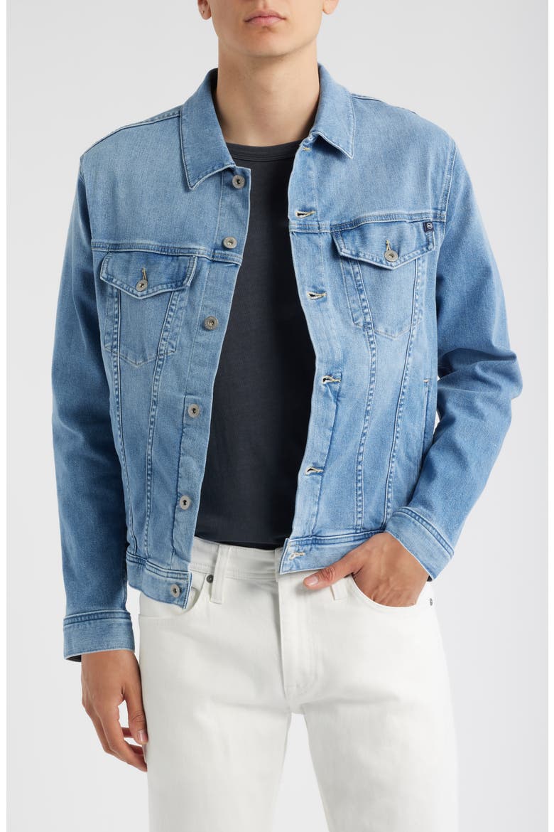 Dart Denim Jacket, Main, color, ANCIENT