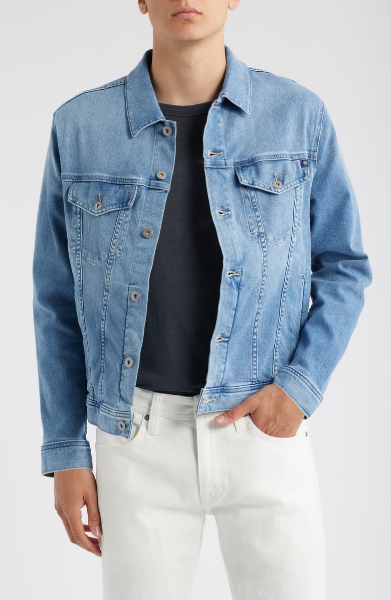 AG Dart Denim Jacket, Main, color, Ancient