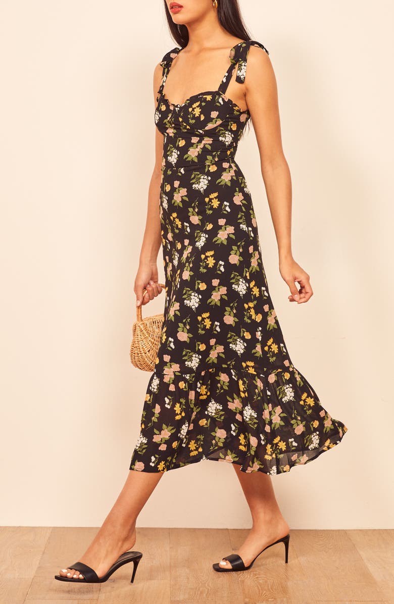 Reformation Nikita Floral Dress, Alternate, color,