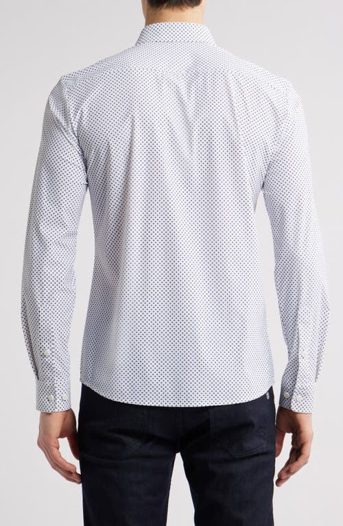 HUGO BOSS BOSS ROAN KENT GEO PRINT BUTTON-UP SHIRT