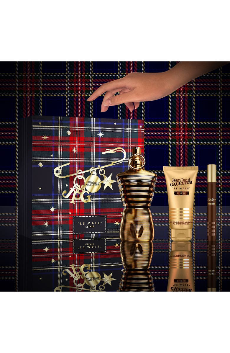 Jean Paul Gaultier Le Male Elixir Parfum Gift Set $237 Value, Alternate, color,