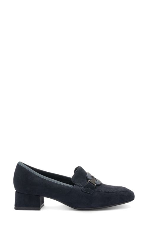 Ara Giza Loafer Pump In Blue