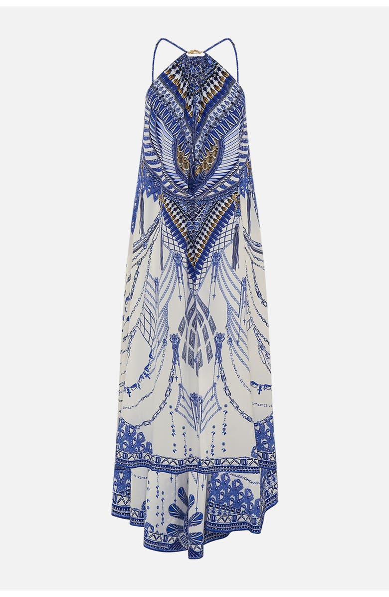 Camilla GATHER NECK HARDWARE MAXI DRESS DANCING WITH DAYLIGHT, Alternate, color, 