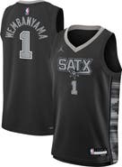 Jordan Brand Youth Jordan Brand Victor Wembanyama Black San Antonio Spurs Swingman Jersey - Statement Edition