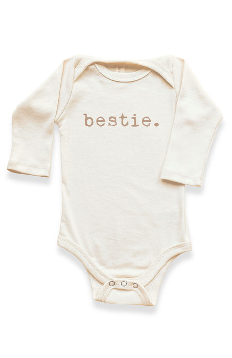 Bestie - Organic Long Sleeve Baby Bodysuit