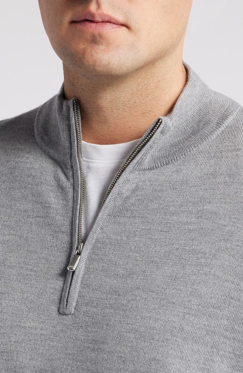 Peter Millar Autumn Crest Merino Wool Blend Quarter Zip Sweater, Alternate, color,