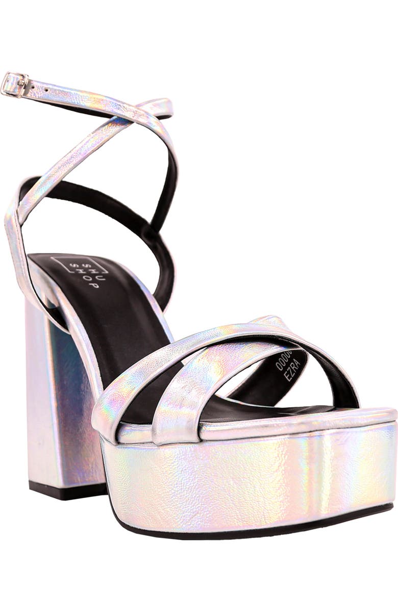 SHUSHOP Ezra Platform Sandal, Main, color,
