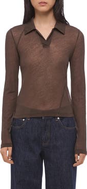 Helmut Lang Twisted Polo Top