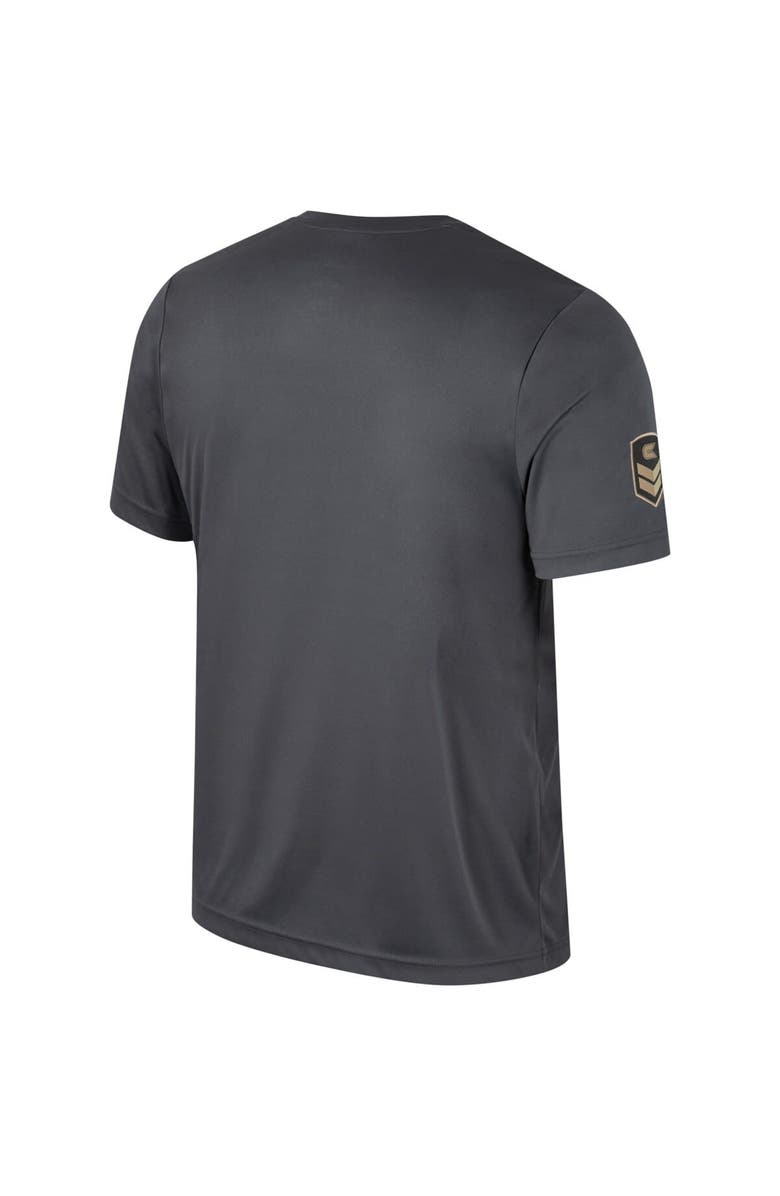 COLOSSEUM Men's Colosseum Charcoal Arkansas Razorbacks OHT Military Appreciation  T-Shirt, Alternate, color, 