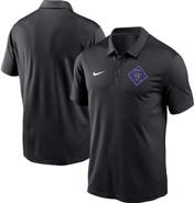 Nike Men's Nike Black Colorado Rockies Diamond Icon Franchise Performance Polo