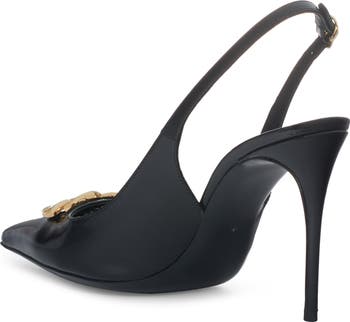 Dolce&Gabbana Lollo Pointed Toe Slingback Pump (Women