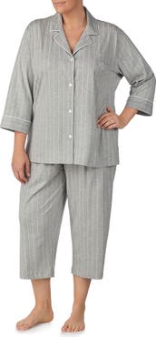 Lauren Ralph Lauren Knit Crop Pajamas