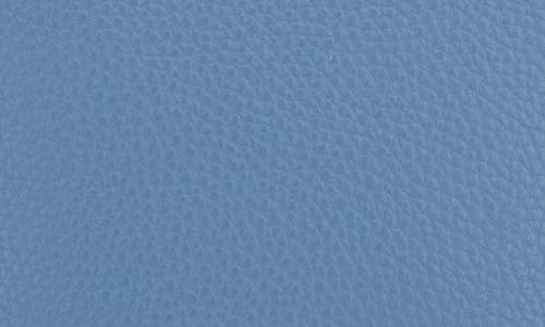 Mali + Lili Mia Mini Recycled Vegan Leather Crossbody Tote In Denim Blue