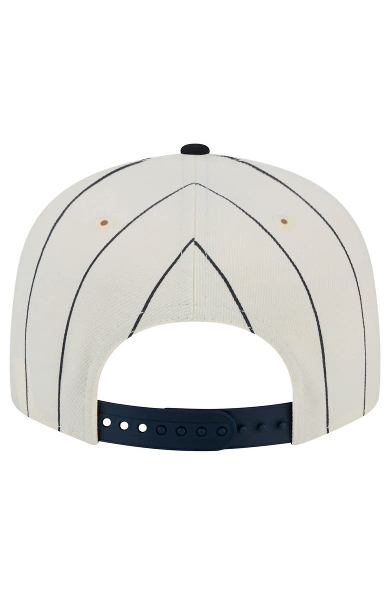 New Era Men's New Era White New York Yankees Jersey Pinstripe 9FIFTY Snapback Hat, Alternate, color,