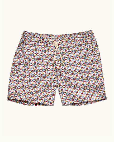Bulldog Drawcord Mid Length Swim Shorts
