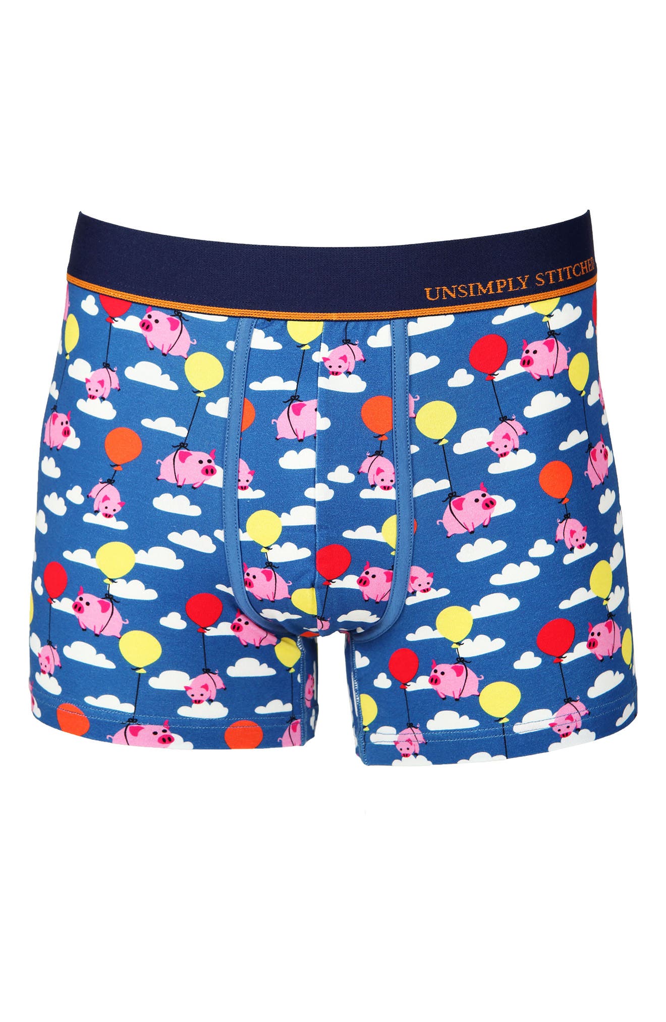 UNSIMPLY STITCHED When Pigs Fly Print Trunks (Men) | Nordstromrack