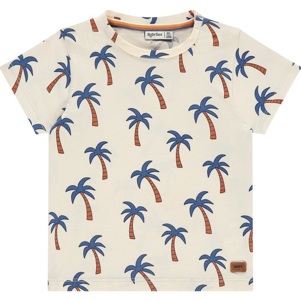 Babyface Animated Allover Short Sleeve T-shirt In Neutral
