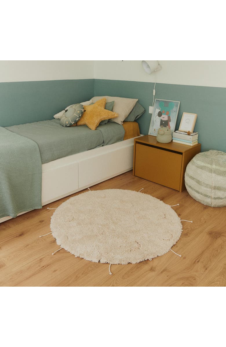 Lorena Canals Washable Rug Moon Multishape, Alternate, color, Natural