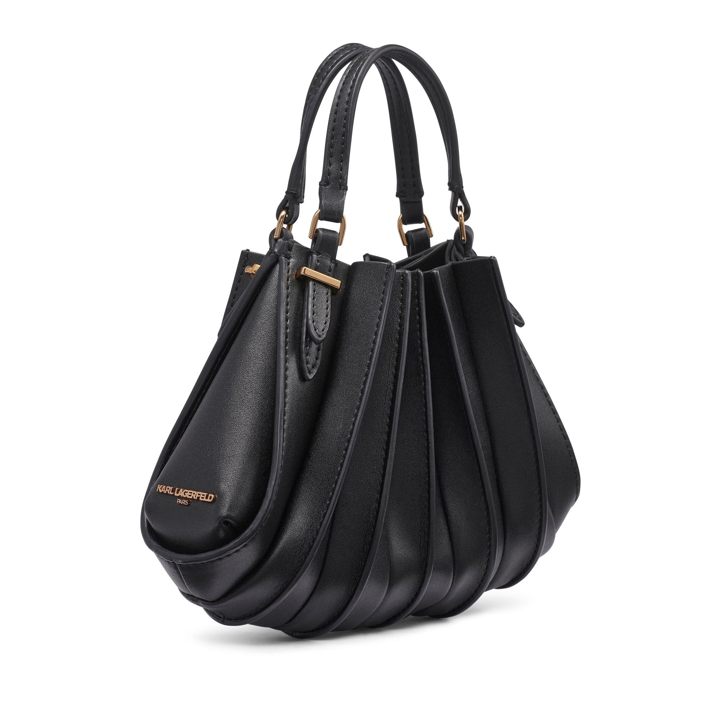 KARL LAGERFELD PARIS Ikon Clutch, Alternate, color, Black/Gold