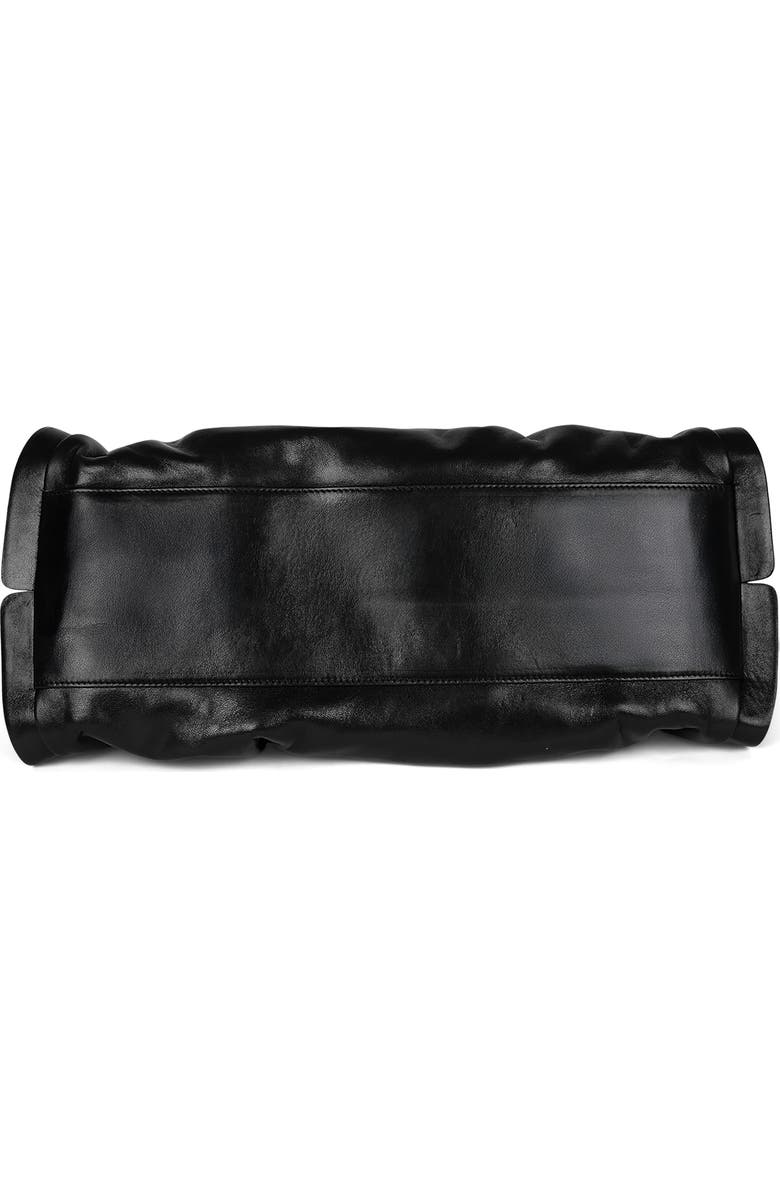 Jeffrey Campbell Mothership Leather Handbag, Alternate, color, Black