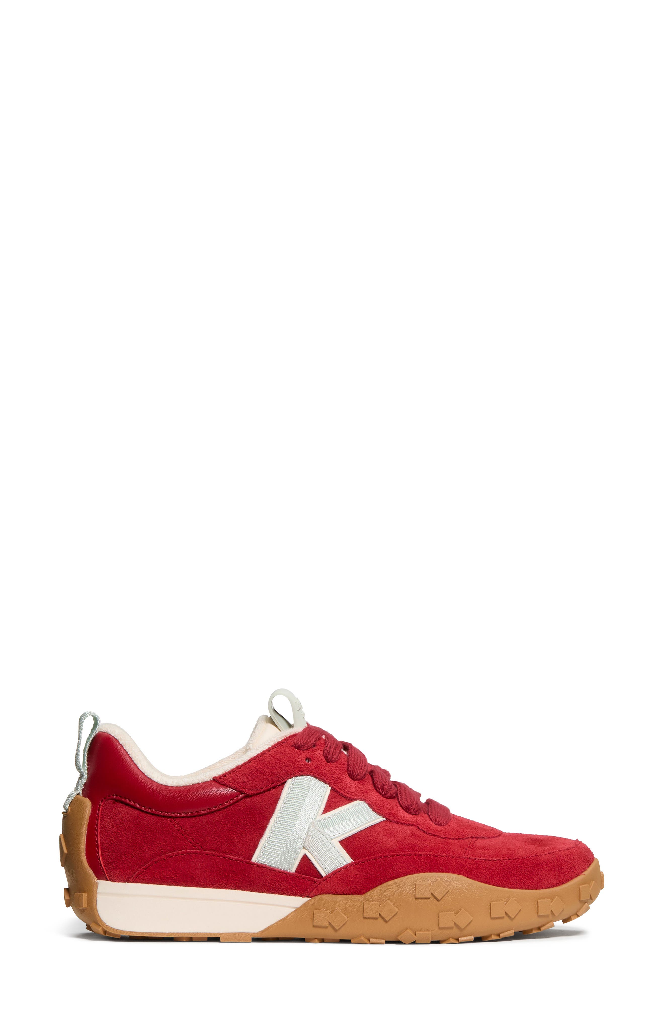 Kate Spade New York k as in kate runner sneaker, Alternate, color, Dark Scarlet