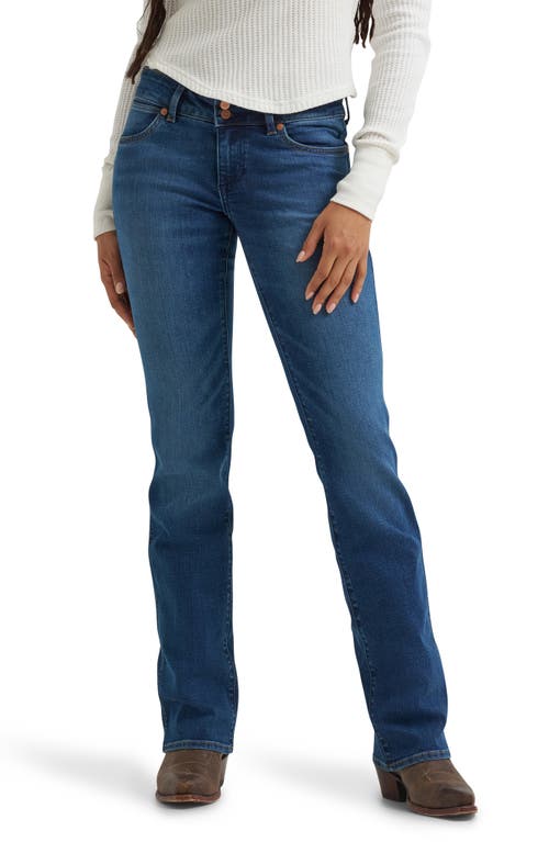 Wrangler Low Rise Bootcut Jeans In Blue
