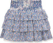 Mini Boden Kids' Smocked Waist Ruffle Skirt